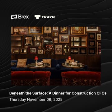 Cover Image for Beneath the Surface: A Dinner for Construction CFOs
