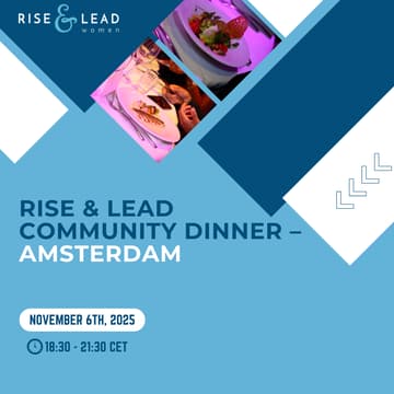 Cover Image for Rise & Lead Community Dinner – Amsterdam