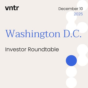 Cover Image for VNTR Investor Roundtable Washington D.C.