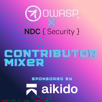 Cover Image for OWASP Contributor Mixer sponsored by Aikido