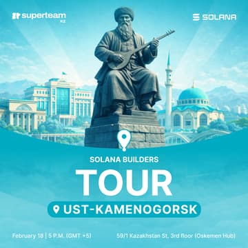 Cover Image for Solana Builders Tour - Oskemen Edition