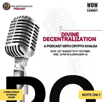 Cover Image for Divine Decentralization: A Podcast with Crypto Khalsa
