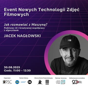 Cover Image for JAK ROZMAWIAĆ Z MASZYNĄ? - Podstawy AI i kreatywnej współpracy z algorytmem.