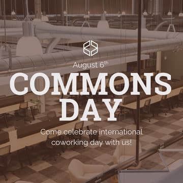 Cover Image for Commons Day!