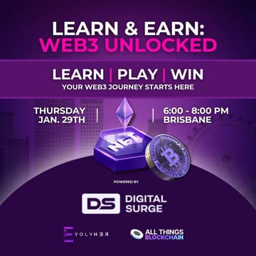Cover Image for ⁠Learn & Earn: Web3 Unlocked | Brisbane Edition