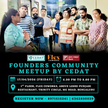 Cover Image for Founders Community Meetup by CEDAT