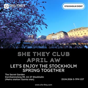 Cover Image for SHE/THEY Club Stockholm April AW