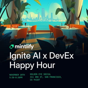 Cover Image for AI x DevEx Happy Hour at Ignite