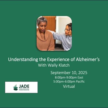 Cover Image for Understanding the Experience of Alzheimer's