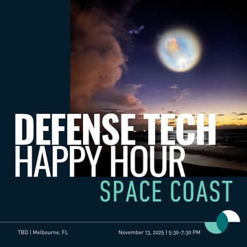 Cover Image for Space Coast Defense Tech Happy Hour