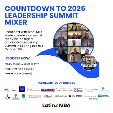Cover Image for Coundown to 2025 Leadership Summit - MBA Student Mixer