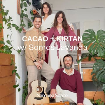 Cover Image for CACAO & KIRTAN DOMINGO 2 NOV - SOMOS LAVANDA Mantras with Flamenco Fusion
