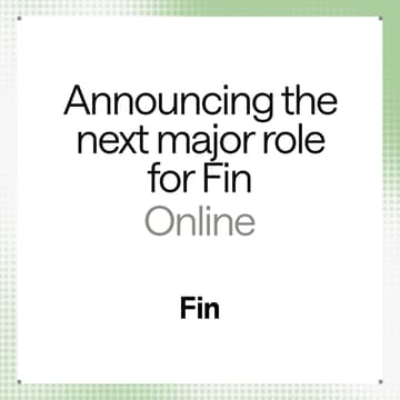 Cover Image for Announcing the next major role for Fin