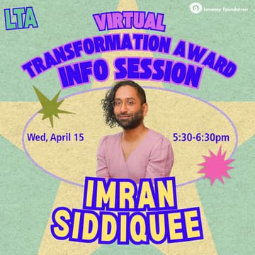 Cover Image for 4/15 Transformation Award (LTA) Virtual Info Session