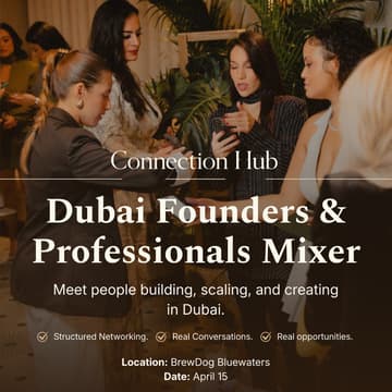 Cover Image for Founders, Professionals and Creatives mixer.