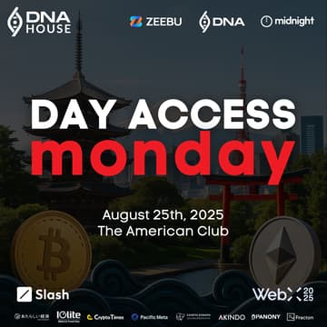 Cover Image for DAY ACCESS | DNA House Presents The Cardano Takeover with Midnight, Midnight & DNA