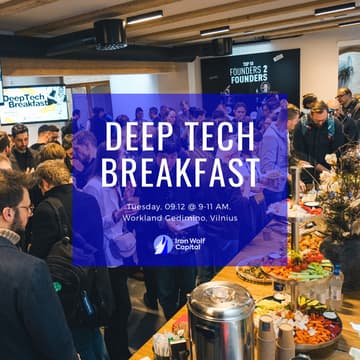 Cover Image for Deep Tech Breakfast Vilnius