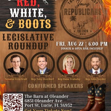Cover Image for Red, White & Boots: Legislative Roundup
