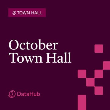 Cover Image for DataHub October Town Hall