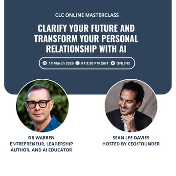 Cover Image for Online Masterclass: Clarify your future and transform your personal relationship with AI