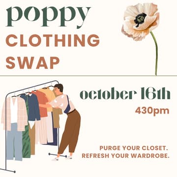 Cover Image for Poppy Clothing Swap