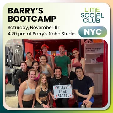 Cover Image for NYC: Barrys Bootcamp x Lime Social Club