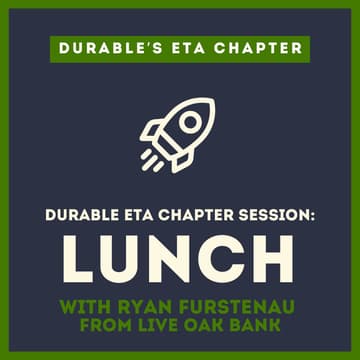 Cover Image for Durable ETA Chapter Session: Lunch with Ryan Furstenau from Live Oak Bank