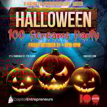 Cover Image for Halloween - 100 Screams Party: A Haunted Entrepreneurs' Mixer