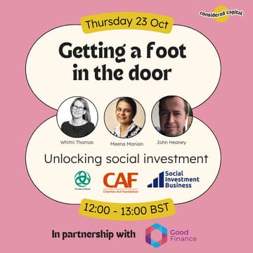 Cover Image for Getting a foot in the door: How to unlock Social Investment Opportunities