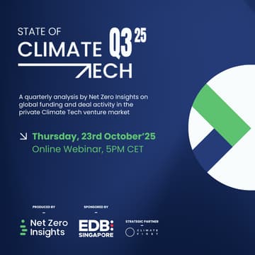 Cover Image for State of Climate Tech Q3'25 webinar