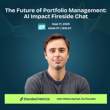 Cover Image for The Future of VC Portfolio Management: AI’s Impact with Standard Metrics