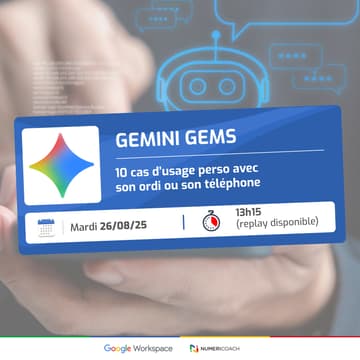 Cover Image for Gemini Gems : 10 cas d’usage perso avec son ordi ou son téléphone
