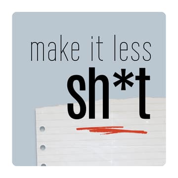 Cover Image for Make It Less Sh*t: How to Enjoy the Editing Process