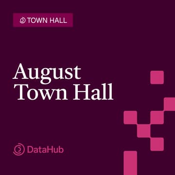 Cover Image for DataHub August Town Hall
