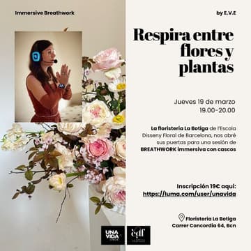 Cover Image for Respira entre flores y plantas - BREAHWORK Experience en la floristería