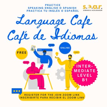 Cover Image for Language Cafe | Café de Idiomas - Intermediate B1 Level English / Spanish