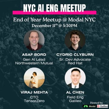Cover Image for NYC AI Engineer End of 2025 Meetup