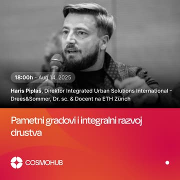 Cover Image for Pametni gradovi i integralni razvoj drustva - Haris Piplaš