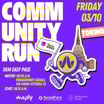 Cover Image for Community Run| Weply w/ SocialFare Accelerator