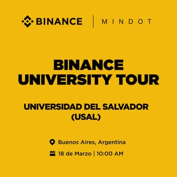 Cover Image for Binance University Tour | Universidad del Salvador (USAL)