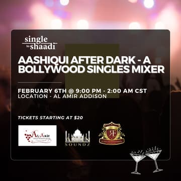 Cover Image for Aashiqui After Dark – A Bollywood Singles Mixer