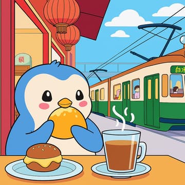 Cover Image for Pengu HK Pineapple Bun Breakfast!