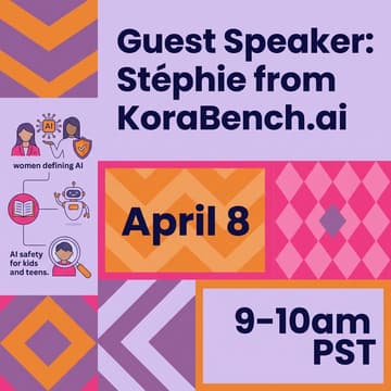 Cover Image for Guest Speaker: StΓ©phie from KORA Bench