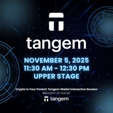Cover Image for Crypto in Your Pocket: Tangem Wallet Interactive Session