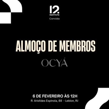 Cover Image for Almoço de Membros #1