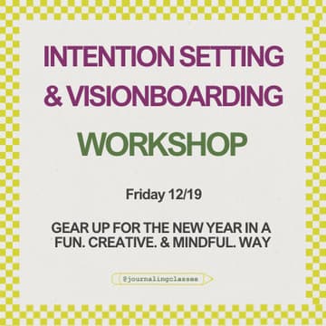 Cover Image for Intention Setting & Vision Boarding Workshop