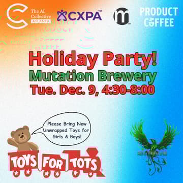 Cover Image for ✨The AI Collective ATL Holiday Party for 🎁 Toys-for-Tots! @ Mutation Brewery Dec 9