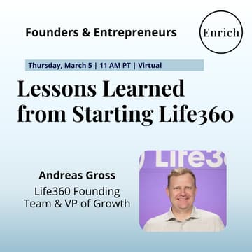 Cover Image for Winning New Users Without Breaking Your Culture with Andreas Gross (Life360, Reddit, Credit Karma, Meta)
