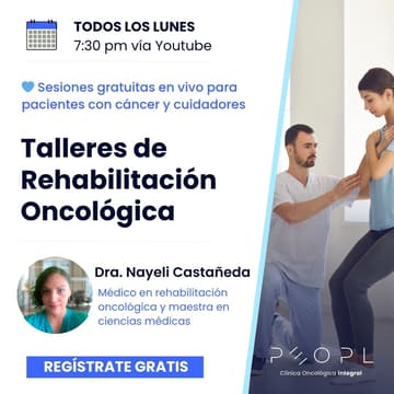 Cover Image for [Taller] Rehabilitación Oncológica con la Dra. Nayeli