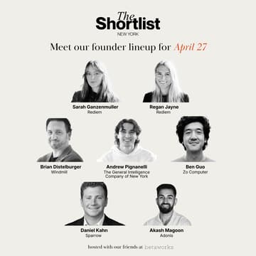 Cover Image for The Shortlist: April Founder Showcase